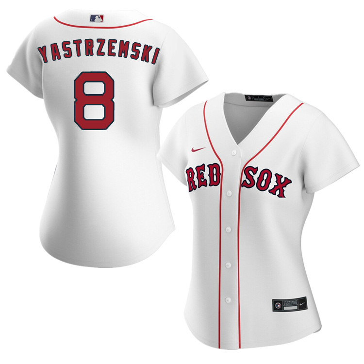 Nike Women #8 Carl Yastrzemski Boston Red Sox Baseball Jerseys Sale-White
